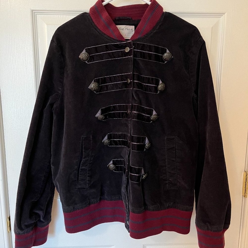 FREE PEOPLE Atlas Corduroy Bomber Jacket - Size L